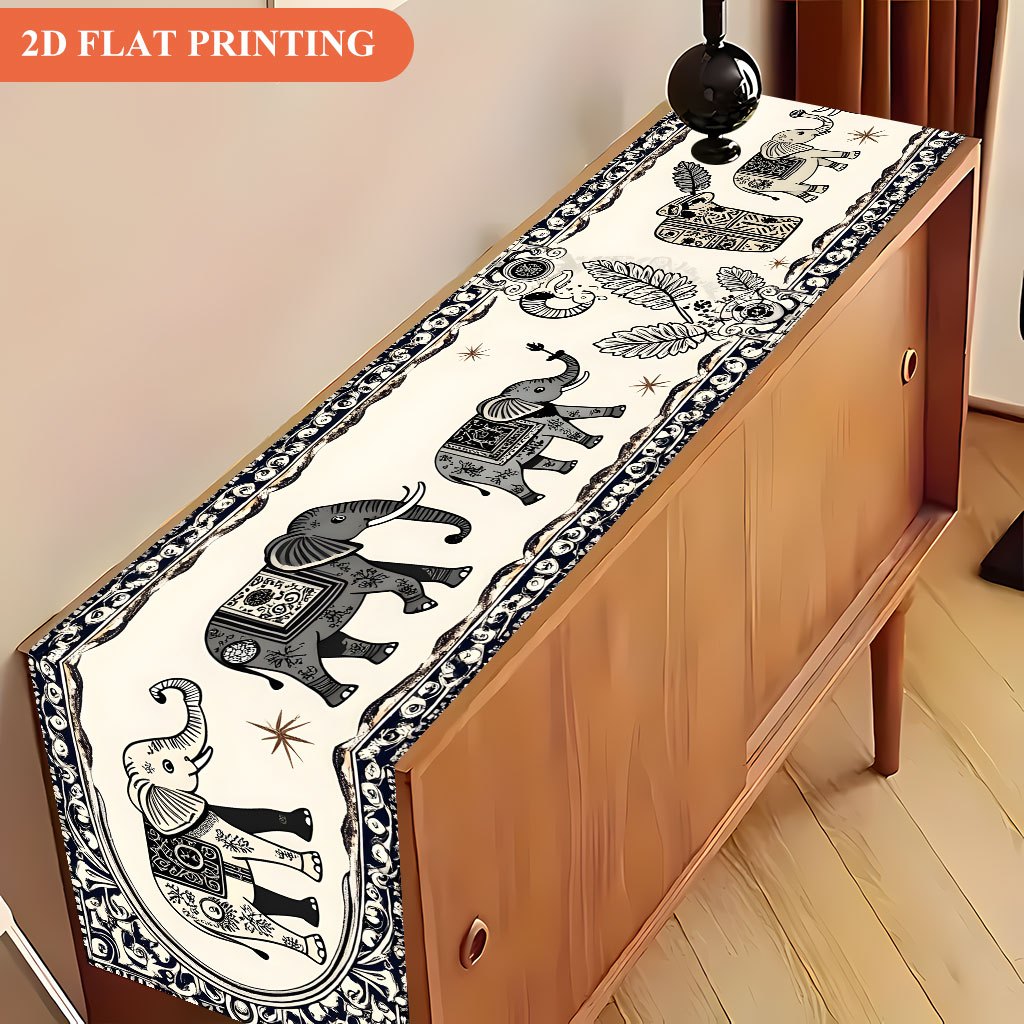 Home Office News - 1pc 2D platte Indiase olifant parade