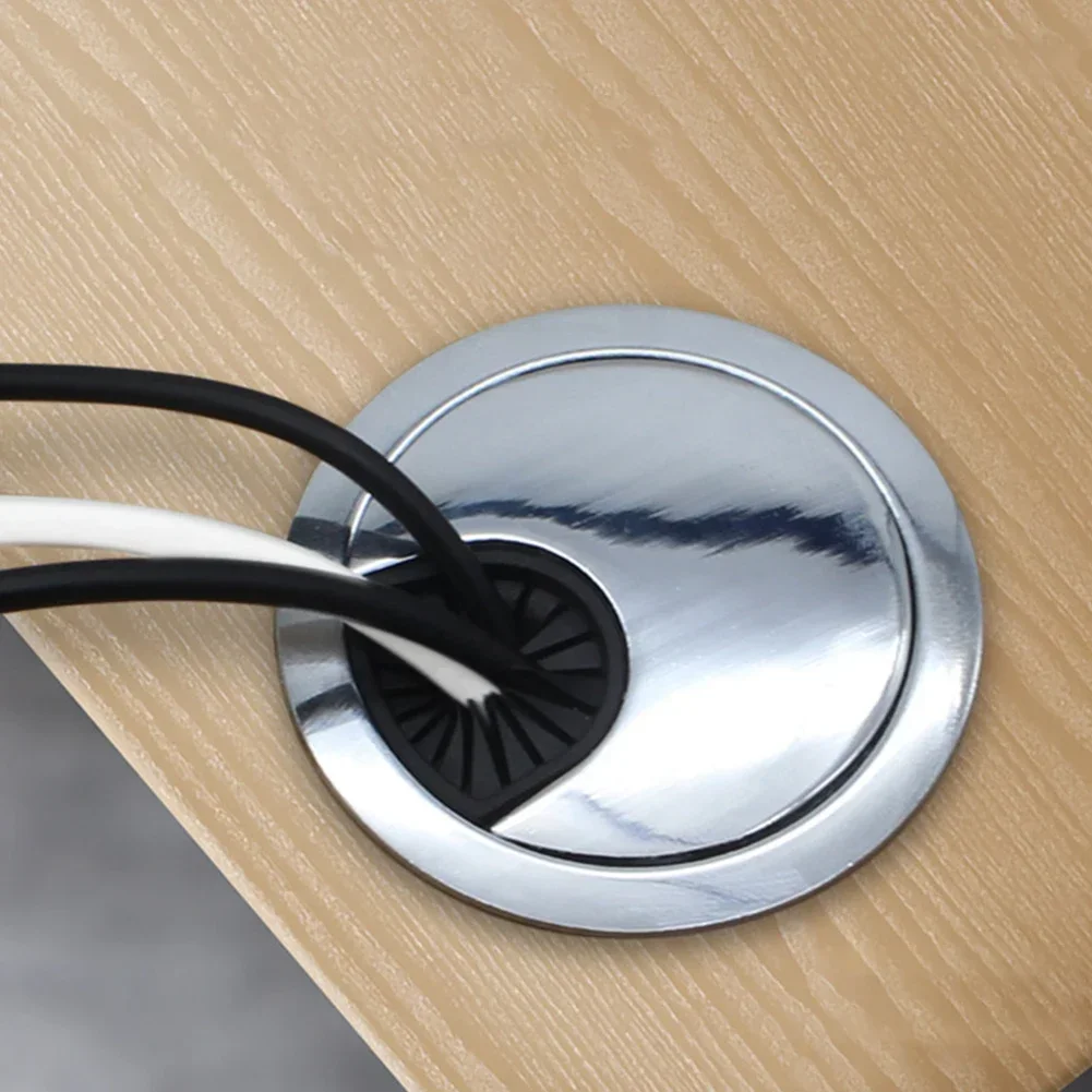 Home Office Desk Ideas - 1pc Praktische 50mm/60mm/80mm Computer Metalen Grommet