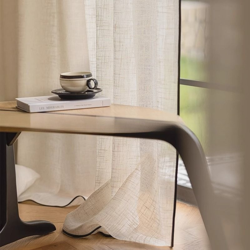 Home Office Buy - Aangepast formaat Luxe pure witte tule