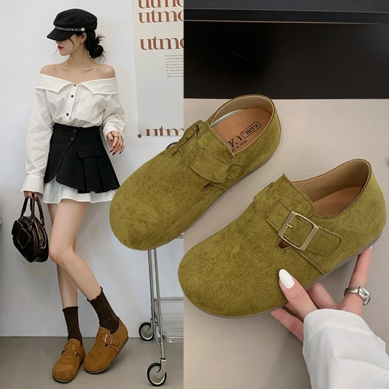 Home Office For Two - Dames Suède Gesloten Birkenstock Schoenen Vierkante