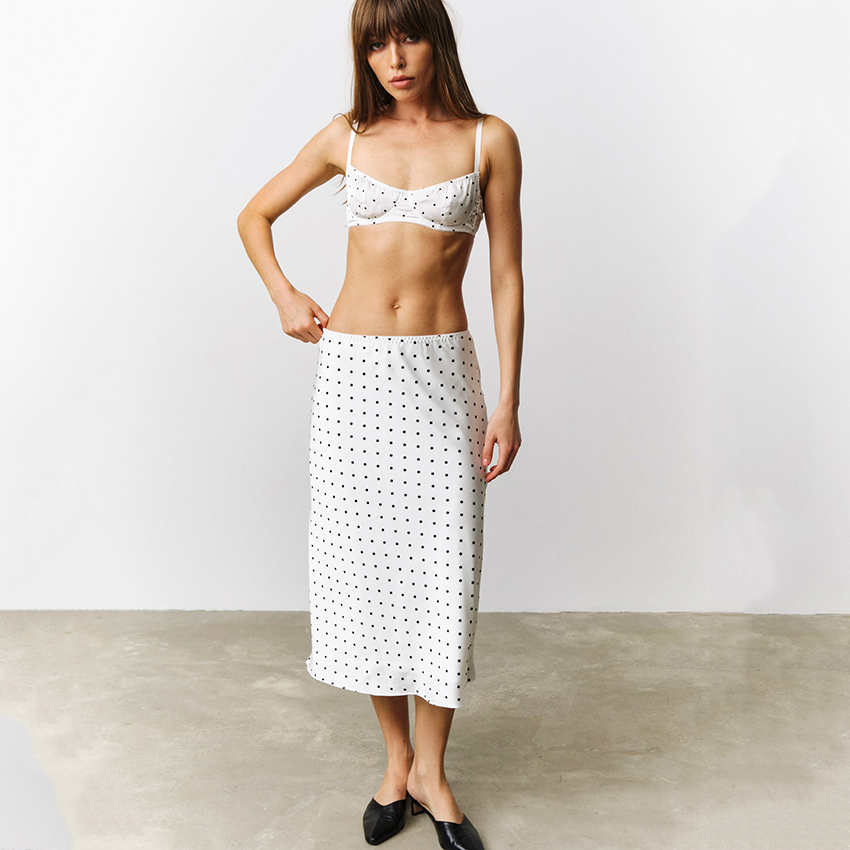 Linad Sexy Polka Dot Crop Top  - Home Office For Two recensie en prijs