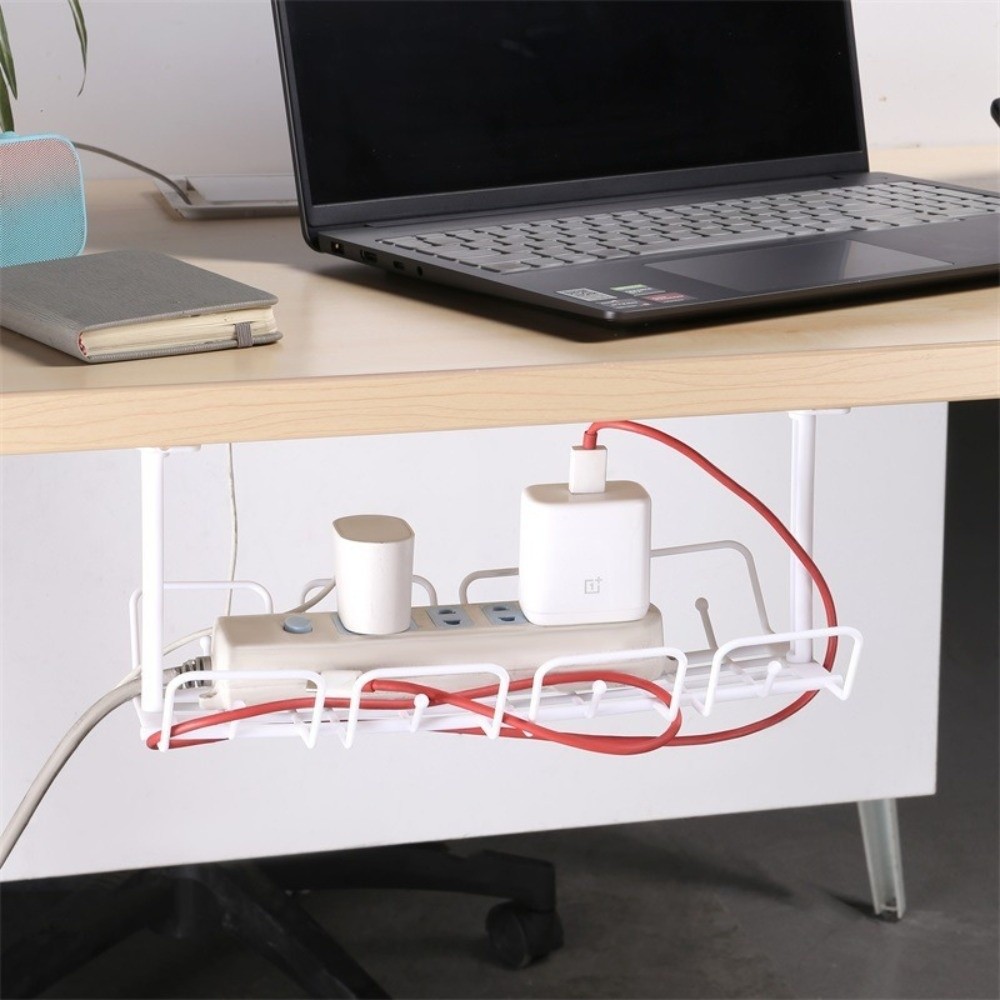 Kabelmanagementbak onder het b - Power Strip Desk recensie en prijs
