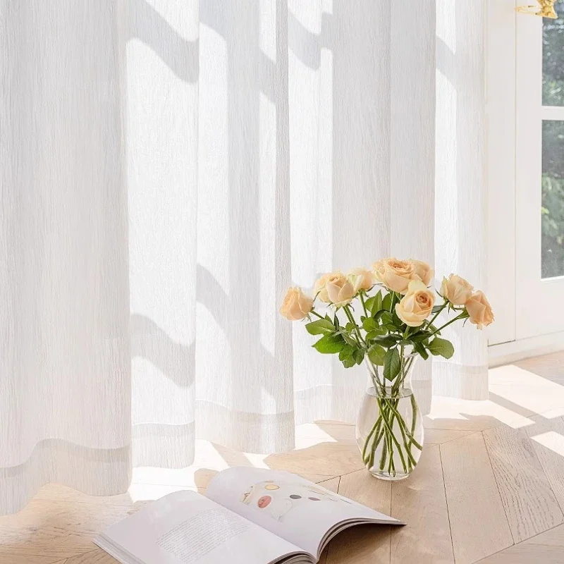 1 PC Franse Wit Glanzende Tule - Home Office Buy recensie en prijs