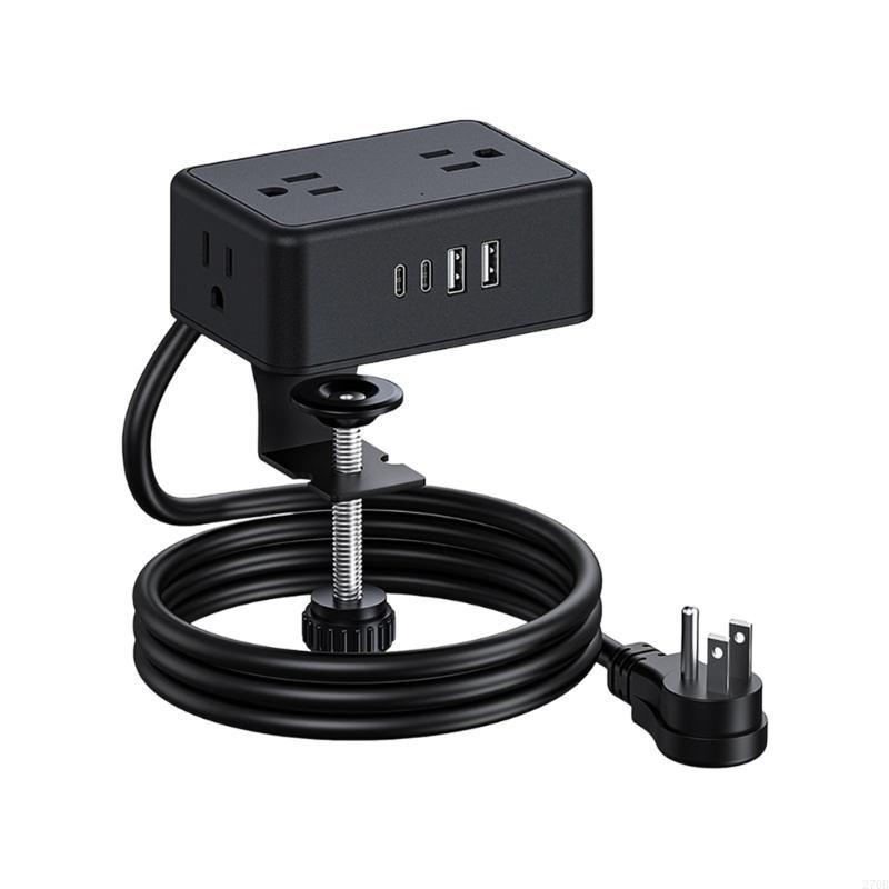 Stekkerdozen met veilige klemm - Power Strip Desk recensie en prijs
