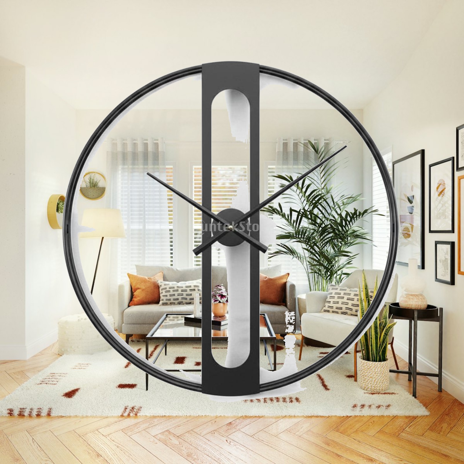 Wandklok in industriële stijl, - Home Office Industrial Design recensie en prijs