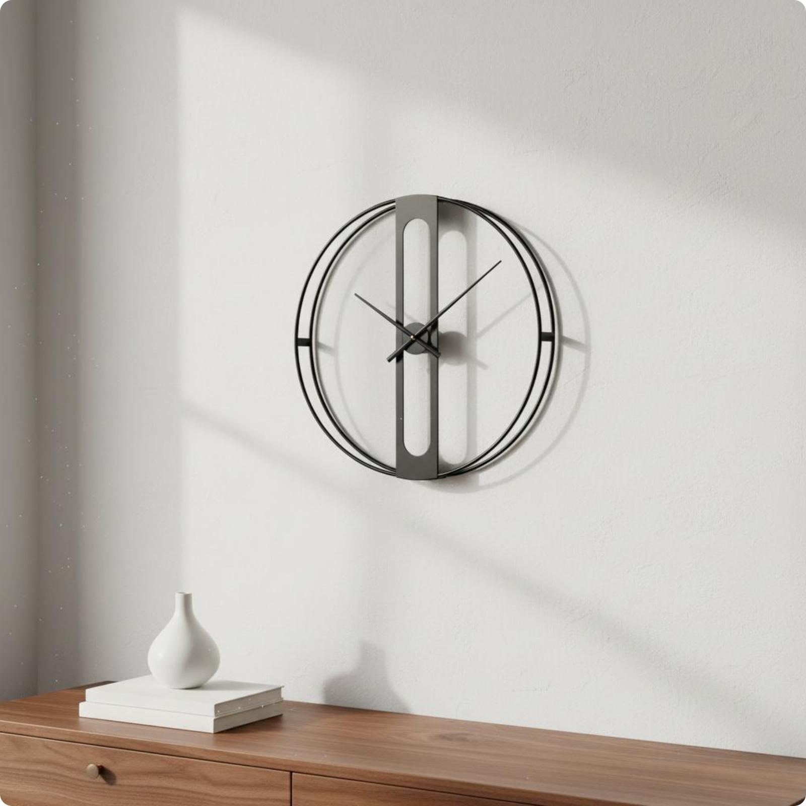 Wandklok in industriële stijl, - Home Office Industrial Design recensie en prijs
