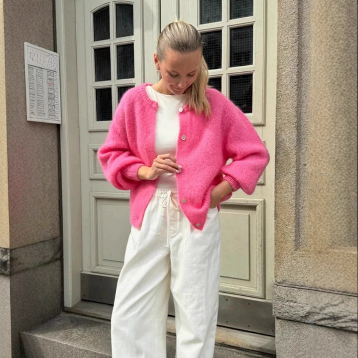 Zoete Macaron Wollen Vest Trui - Home Office England recensie en prijs