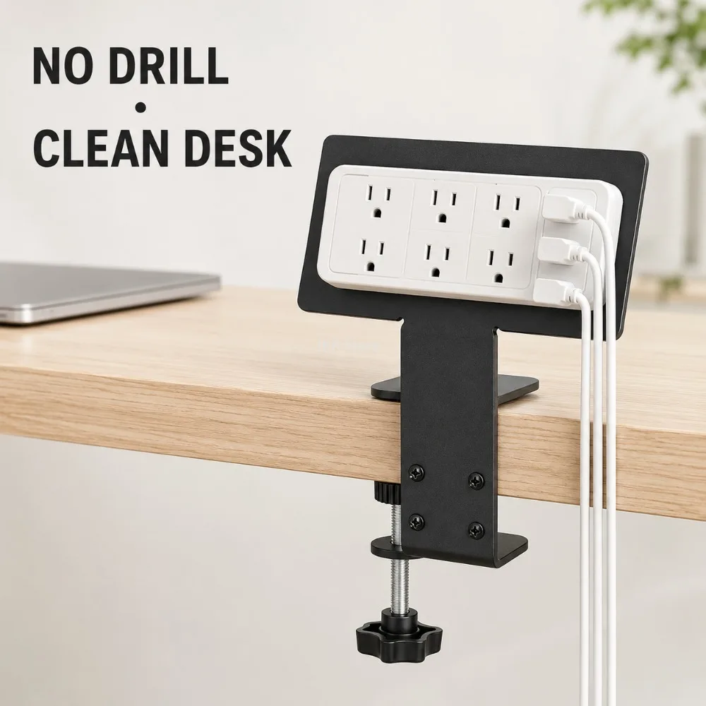 Geen boorwerk nodig: stekkerdo - Power Strip Desk recensie en prijs