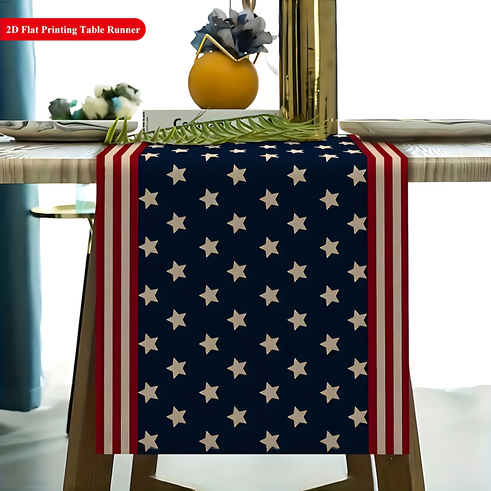 1 stuk patriottische tafellope - Home Office News recensie en prijs