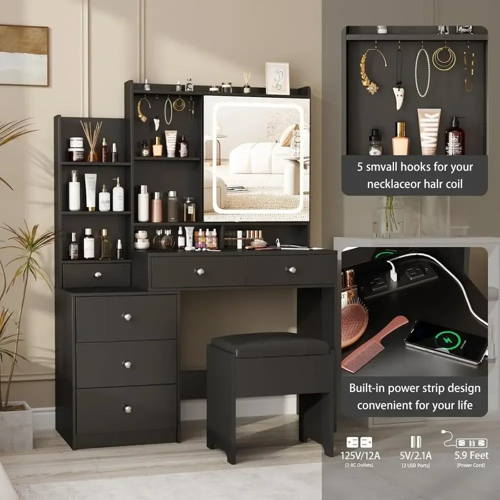 LED-spiegel met kaptafel, incl - Power Strip Desk recensie en prijs