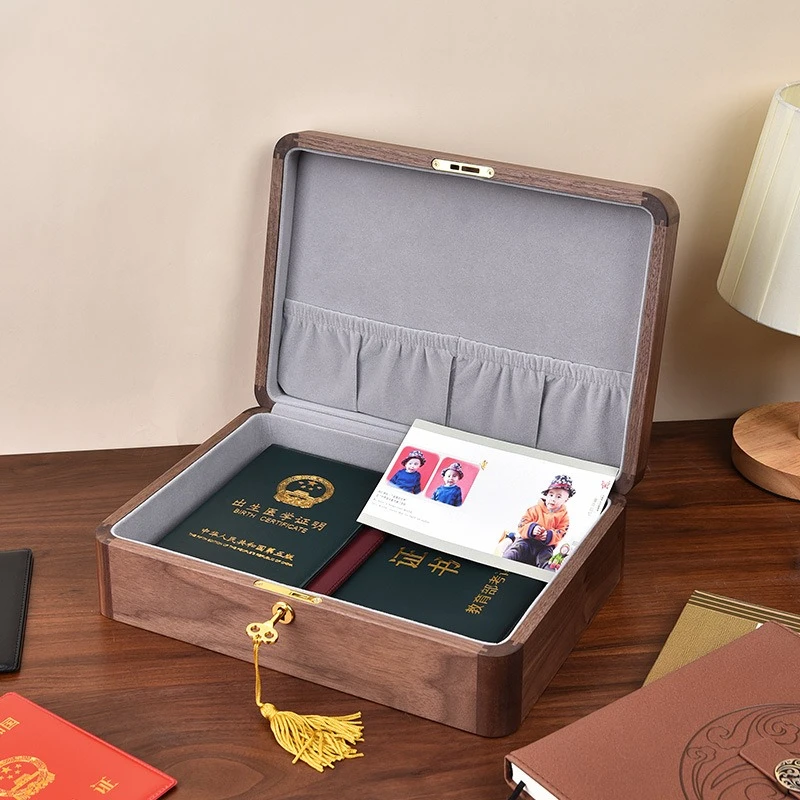 Grote, stevige houten opbergdo - Home Office For Passport recensie en prijs