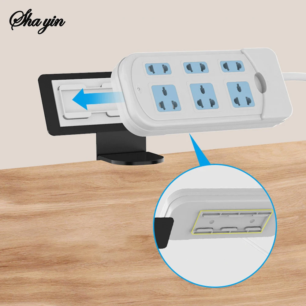 Houder voor stekkerdoos onder  - Power Strip Desk recensie en prijs