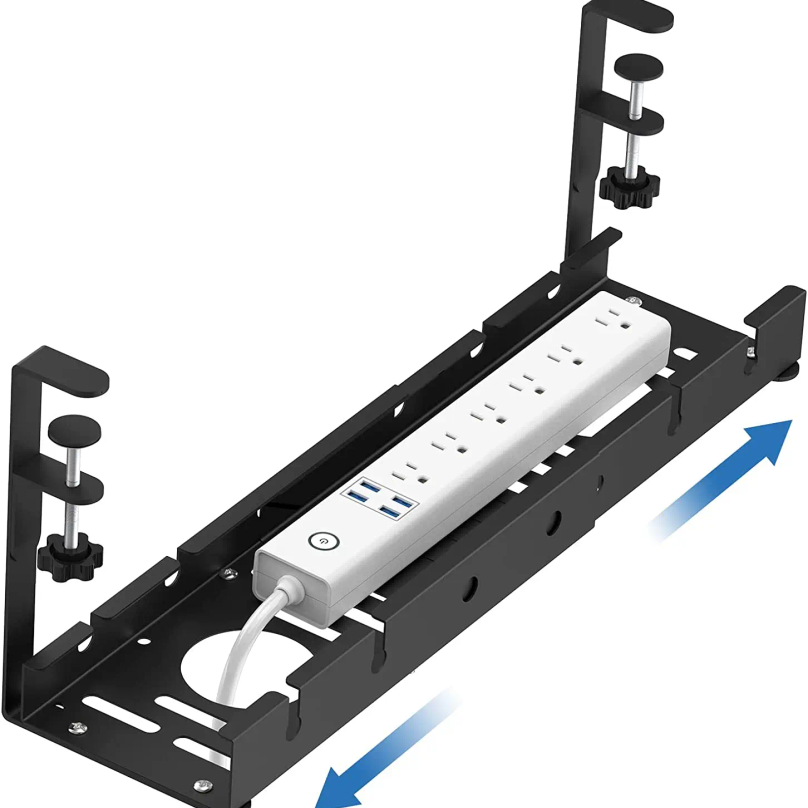 Geen boren nodig, uittrekbare  - Power Strip Desk recensie en prijs