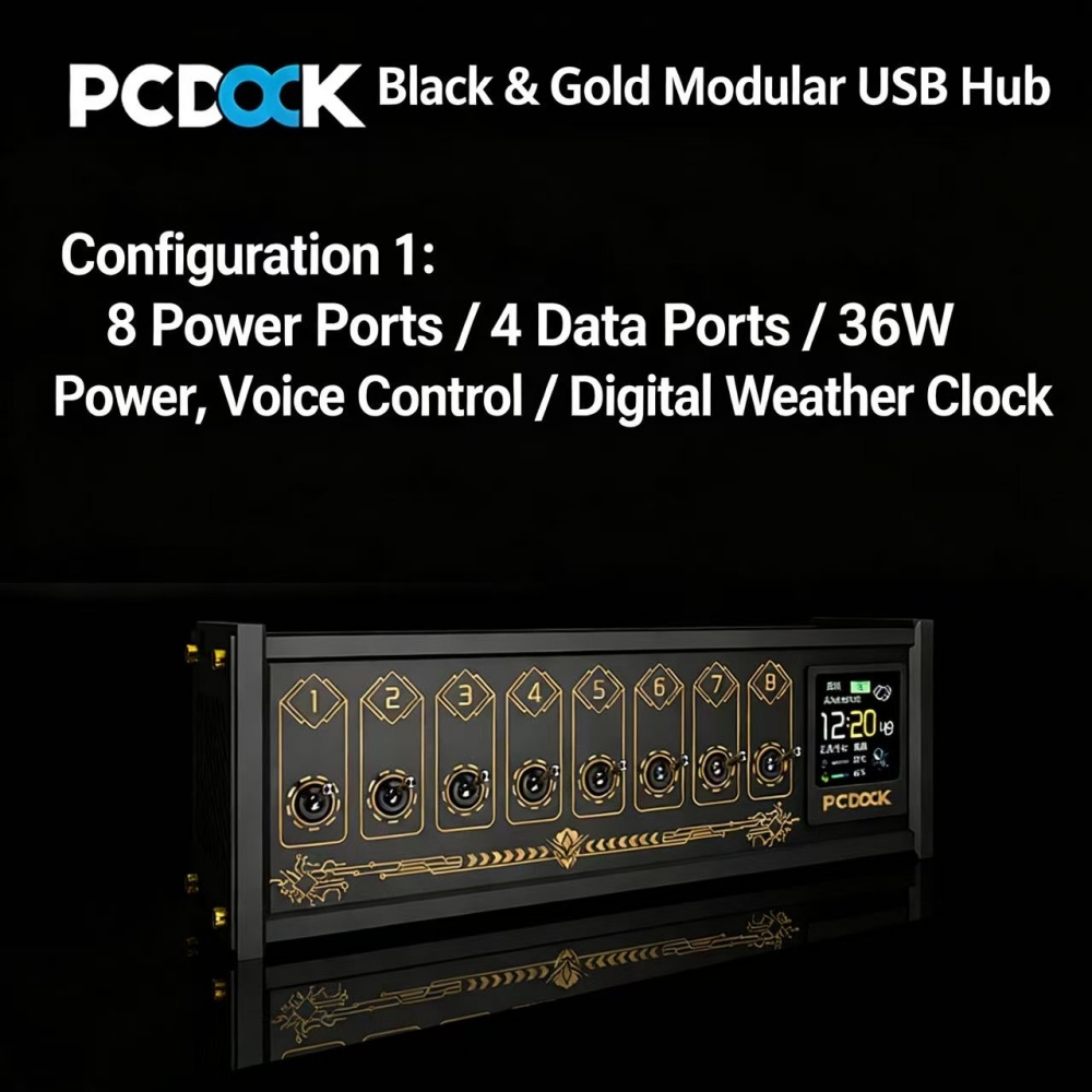 PCDOCK USB-desktop-stroomstrip - Power Strip Desk recensie en prijs