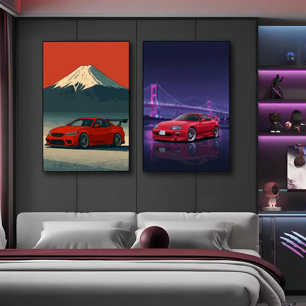 Japandi-stijl sportwagen, stad - Home Office Japandi recensie en prijs