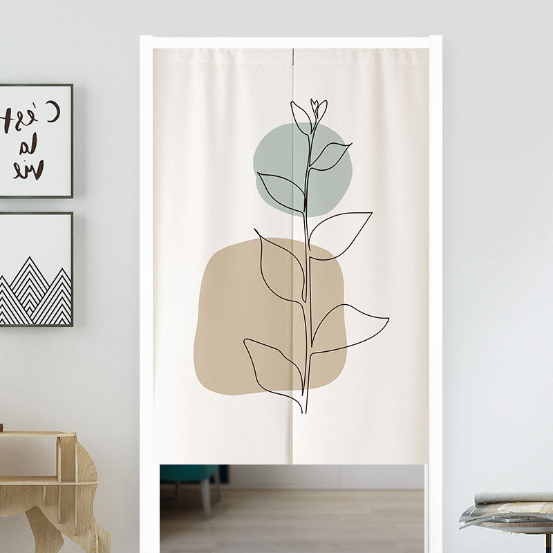 VIKAMA Boho groene bladprint N - Home Office Japandi recensie en prijs