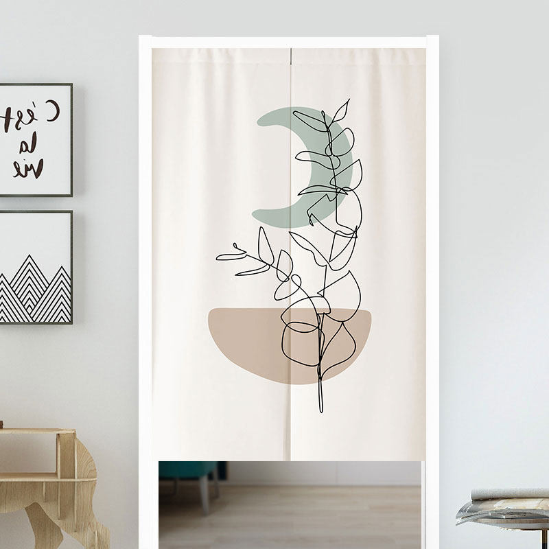 VIKAMA Boho groene bladprint N - Home Office Japandi recensie en prijs