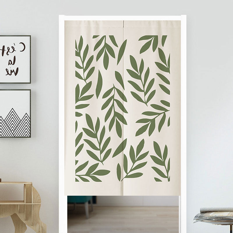 VIKAMA Boho groene bladprint N - Home Office Japandi recensie en prijs